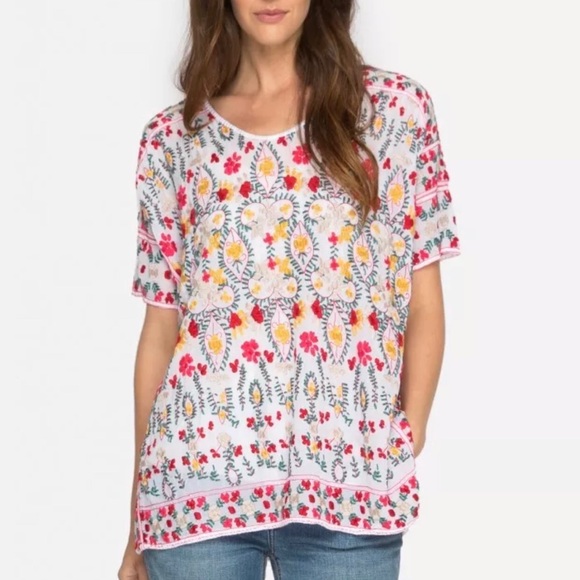 Johnny Was Tops - SOLD JOHNNY WAS Sibyll Blouse Size S Boho Chic